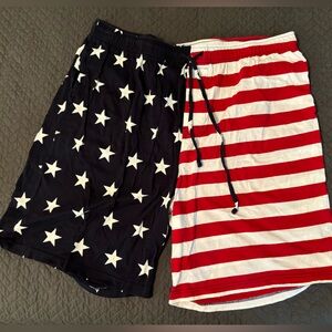 XL Stars and Stripes Pajama Shorts